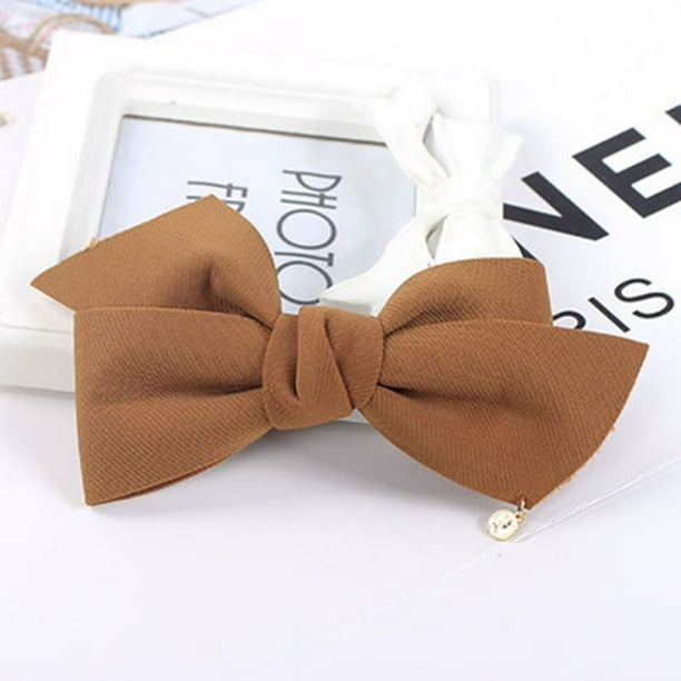 Details about / Fairy/'s Korean Style Bowknot Hair Clip Satin Barrette Ponytail Hair Accessories